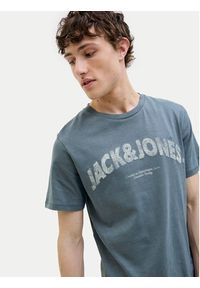 Jack & Jones T-Shirt Almeria 12276962 Niebieski Regular Fit. Kolor: niebieski. Materiał: bawełna #3