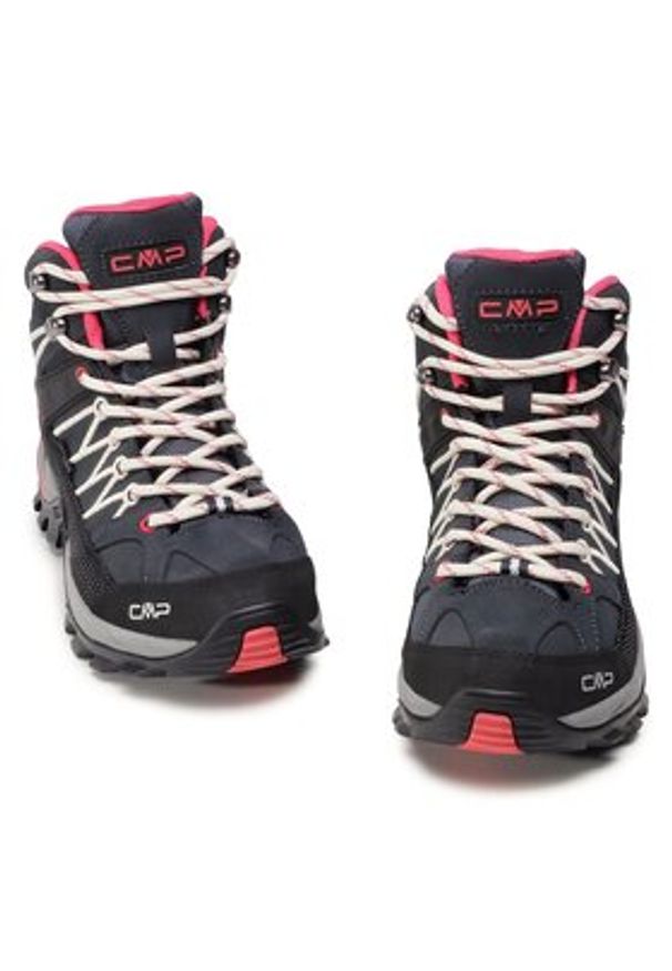 CMP Trekkingi Rigel Mid Wmn Trekking Shoe Wp 3Q12946 Szary. Kolor: szary. Materiał: zamsz, skóra