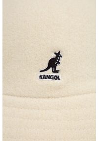 Kangol kapelusz wełniany kolor beżowy. Kolor: beżowy. Materiał: wełna #3