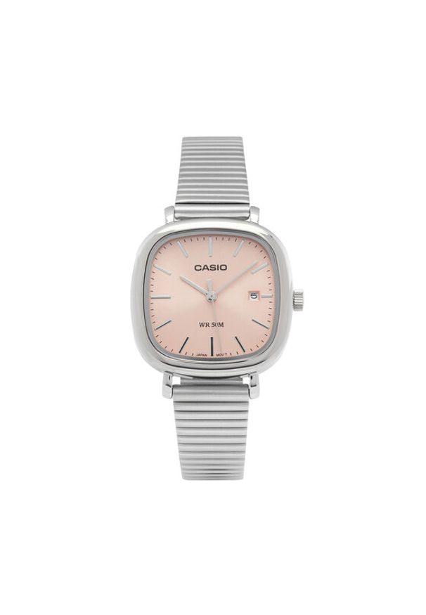 Casio Zegarek LTP-B166D-4AVEF Srebrny. Kolor: srebrny