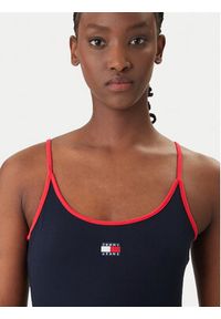 Tommy Jeans Sukienka codzienna DW0DW22335 Granatowy Slim Fit. Okazja: na co dzień. Kolor: niebieski. Materiał: bawełna. Typ sukienki: proste. Styl: casual #4