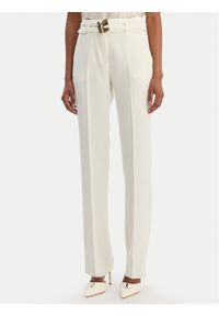 Marella Chinosy Elica 2613131063 Écru Slim Fit. Materiał: syntetyk #1