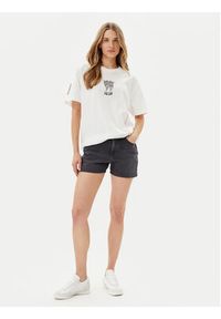 Wrangler Szorty jeansowe Cowboy 112362695 Czarny Relaxed Fit. Kolor: czarny. Materiał: bawełna #5