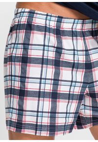 bonprix - Piżama z krótkimi spodniami. Kolor: niebieski. Długość: krótkie. Wzór: gładki #2