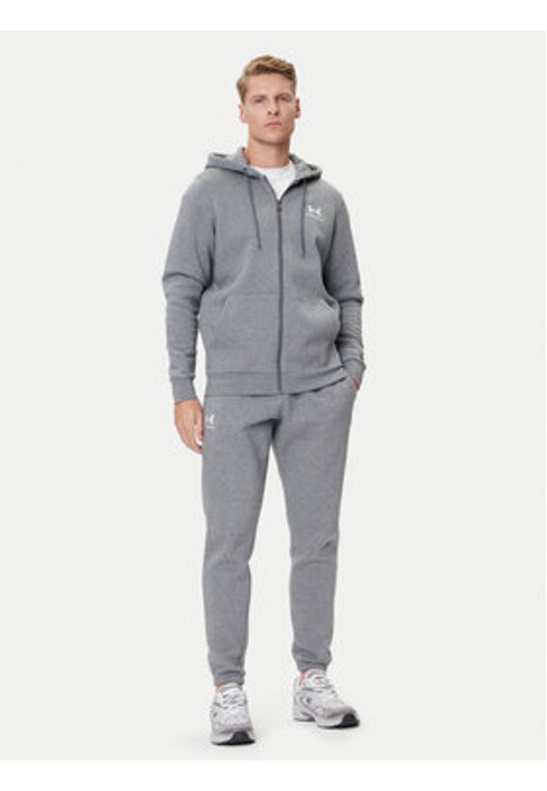 Under Armour Spodnie dresowe UA Essential Fleece Jogger 1373882 Szary Regular Fit. Kolor: szary. Materiał: bawełna