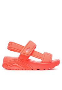 skechers - Sandały Skechers. Kolor: pomarańczowy