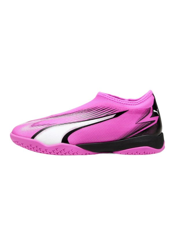 Puma - Buty piłkarskie dziecięce PUMA Ultra Match LL IT+ Mid. Kolor: różowy. Sport: piłka nożna