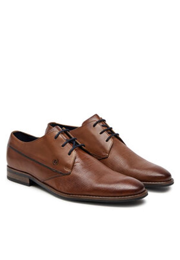 Bugatti Półbuty 313-AHY01-4000 Brązowy. Kolor: brązowy. Materiał: skóra