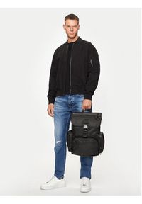 Calvin Klein Jeans Plecak Ultralight Flap Bp40 Nylon K50K510479 Czarny. Kolor: czarny. Materiał: materiał