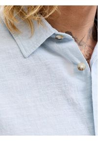 Jack & Jones Koszula Summer 12289160 Błękitny Regular Fit. Kolor: niebieski. Materiał: len #7