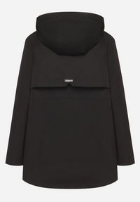 Born2be - Czarna Kurtka Parka z Kapturem i Kieszeniami z Możliwością Ściągnięcia w Talii Kailisse. Okazja: na co dzień. Typ kołnierza: kaptur. Kolor: czarny. Materiał: jeans. Styl: casual, klasyczny #3