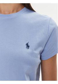 Polo Ralph Lauren T-Shirt 211898698014 Niebieski Regular Fit. Typ kołnierza: polo. Kolor: niebieski. Materiał: bawełna #3
