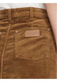 Wrangler Spódnica midi 112356436 Brązowy Regular Fit. Kolor: brązowy. Materiał: bawełna #2