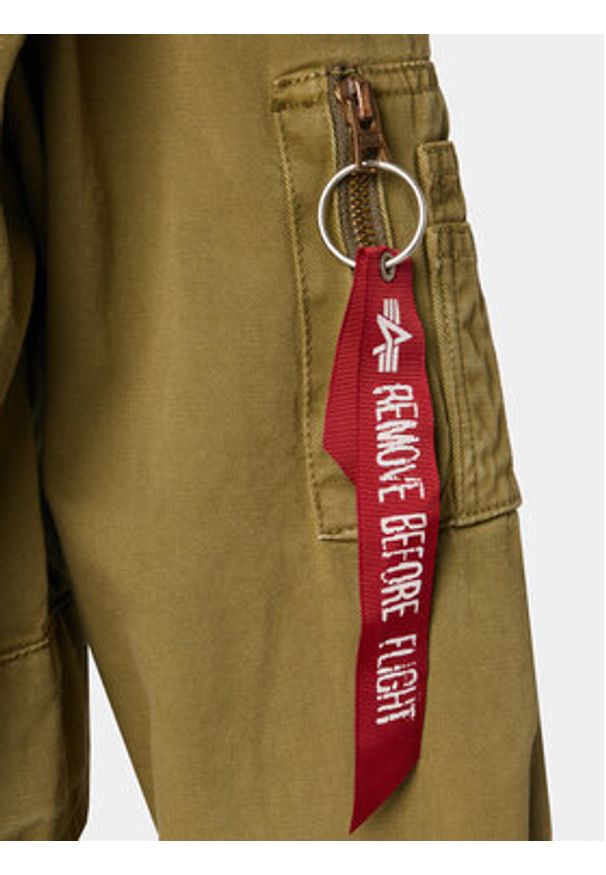 Alpha Industries Kurtka przejściowa Deck 136017 Zielony Oversize. Kolor: zielony. Materiał: bawełna