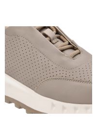 Beżowe Sneakersy Artiker Modne Obuwie Damskie. Okazja: na co dzień. Kolor: beżowy. Materiał: guma, jeans, materiał. Szerokość cholewki: normalna. Wzór: gładki #6