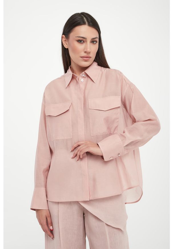 Marella - Koszula damska z jedwabiem Fate MARELLA SPORT. Materiał: jedwab. Styl: sportowy