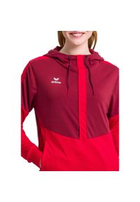ERIMA - Damska bluza z kapturem Erima Squad. Typ kołnierza: kaptur. Kolor: czerwony. Sport: piłka ręczna #1