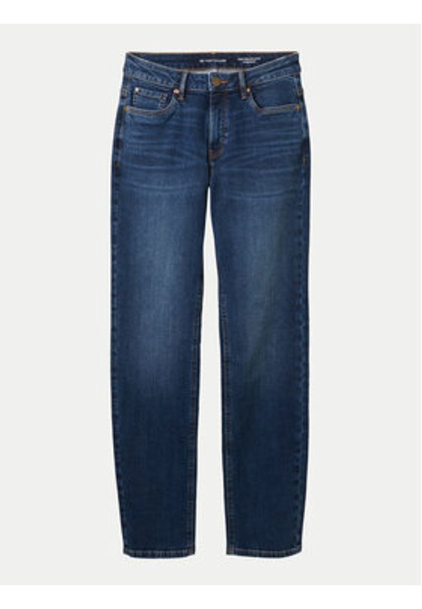 Tom Tailor Jeansy Kate 1043405 Niebieski Straight Fit. Kolor: niebieski