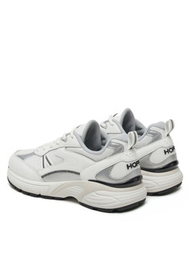 HOFF Sneakersy La Crosse 12511009 Srebrny. Kolor: srebrny. Materiał: skóra, zamsz