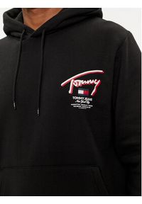 Tommy Jeans Bluza 3D Street DM0DM18647 Czarny Regular Fit. Kolor: czarny. Materiał: bawełna. Styl: street