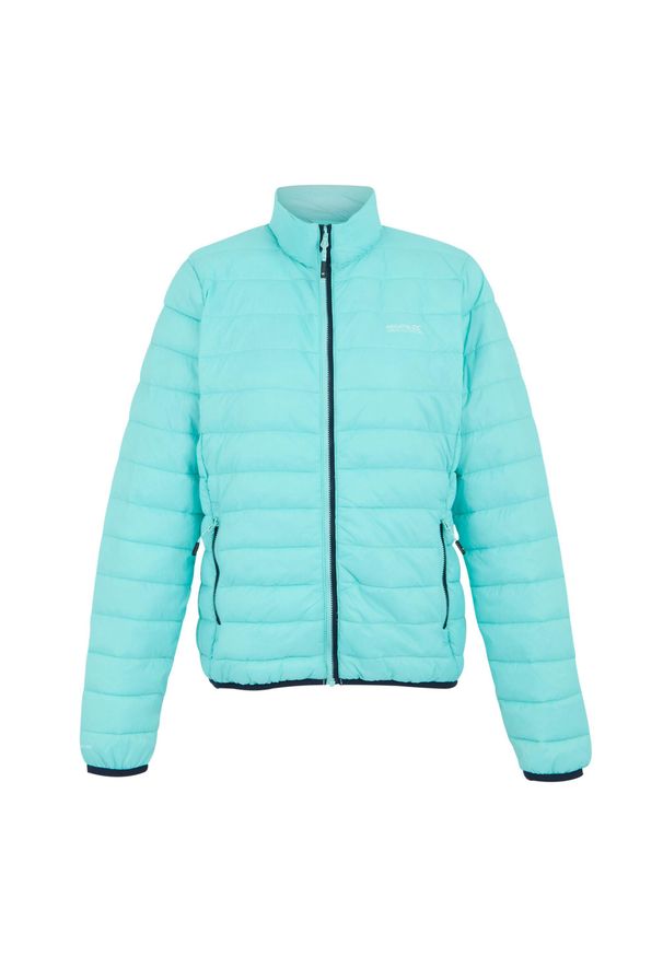 Regatta - Damska kurtka ocieplana Hillpack II. Kolor: niebieski. Materiał: puch, poliamid. Sport: turystyka piesza