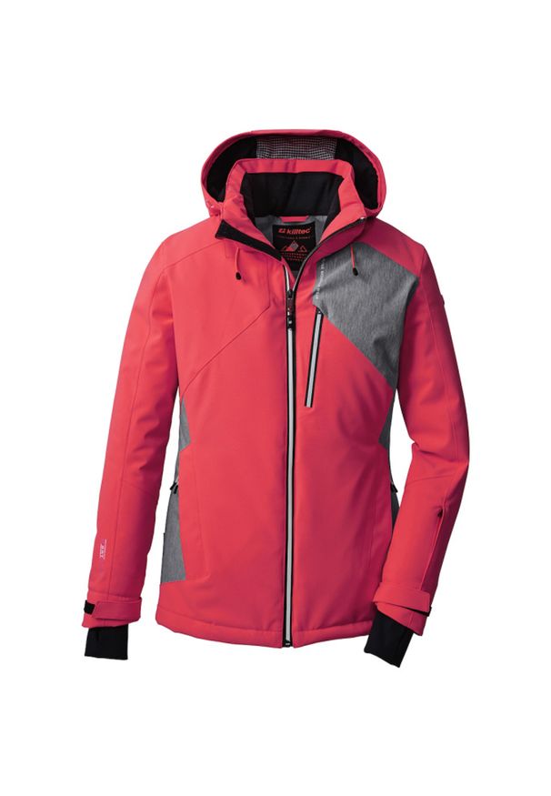 Kurtka damska Killtec 38605 KSW 7 WMN SKI JCKT. Kolor: czerwony. Sport: turystyka piesza