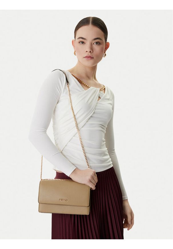 Liu Jo Torebka AA6210 E1012 Beżowy. Kolor: beżowy. Materiał: skórzane