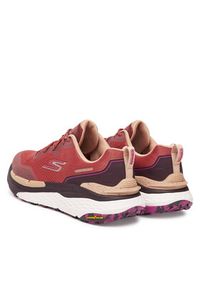 skechers - Skechers Trekkingi Max Cushioning Elite Trail 2.0 129165/RUST Bordowy. Kolor: czerwony. Materiał: materiał #6
