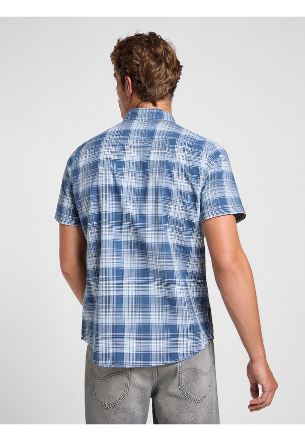 Lee - LEE MĘSKA KOSZULA SS WESTERN SHIRT ORION OMBRE 112364225