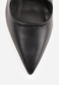 Born2be - Czarne Eleganckie Szpilki VICES ze Skrzyżowanymi Paseczkami Nemaia. Okazja: na spotkanie biznesowe, na wesele, na ślub cywilny. Zapięcie: pasek. Kolor: czarny. Materiał: satyna. Obcas: na szpilce. Styl: elegancki #3