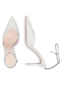 Eva Minge Szpilki Florencia-323-101-2 Biały. Kolor: biały. Materiał: lakier, skóra. Obcas: na szpilce #4