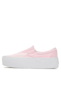 Vans Tenisówki Ua Classic Slip-On Stackform VN0A7Q5RZXK1 Różowy. Zapięcie: bez zapięcia. Kolor: różowy. Materiał: materiał #5