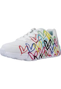skechers - Buty SKECHERS UNO LITE Biały. Okazja: na co dzień. Zapięcie: sznurówki. Kolor: biały. Materiał: materiał, syntetyk, tkanina. Szerokość cholewki: normalna. Sport: turystyka piesza #1