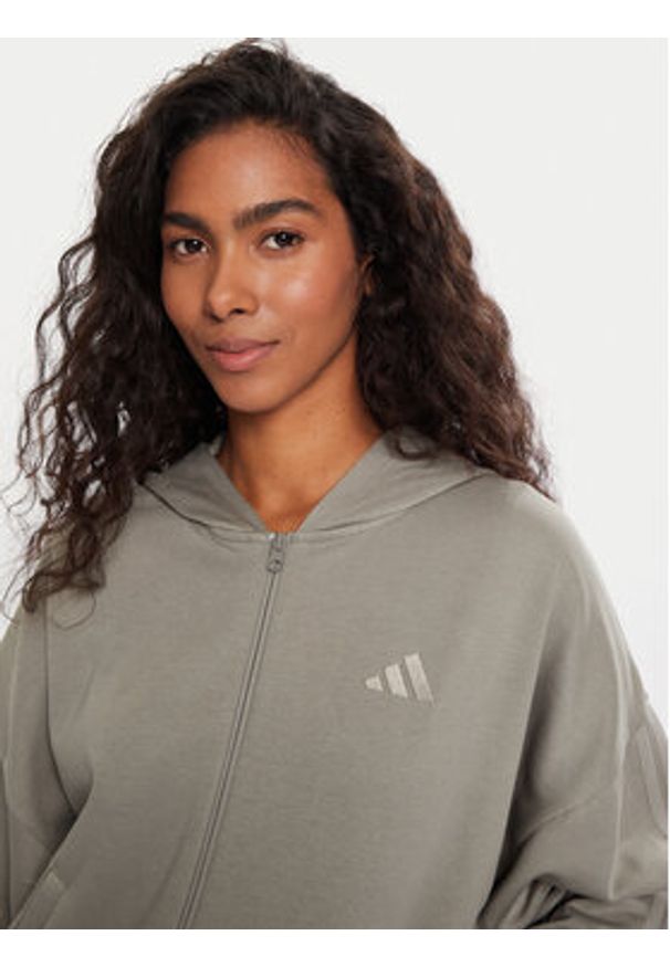 Adidas - adidas Dres Energize JX0535 Zielony Regular Fit. Kolor: zielony. Materiał: bawełna