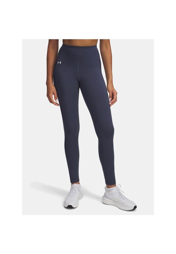 Legginsy damskie Under Armour Motion Piped. Kolor: szary. Sport: fitness
