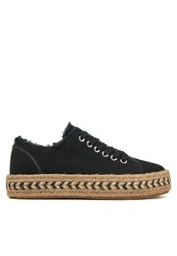 DeeZee Espadryle ZYKS305 Czarny. Kolor: czarny. Materiał: materiał