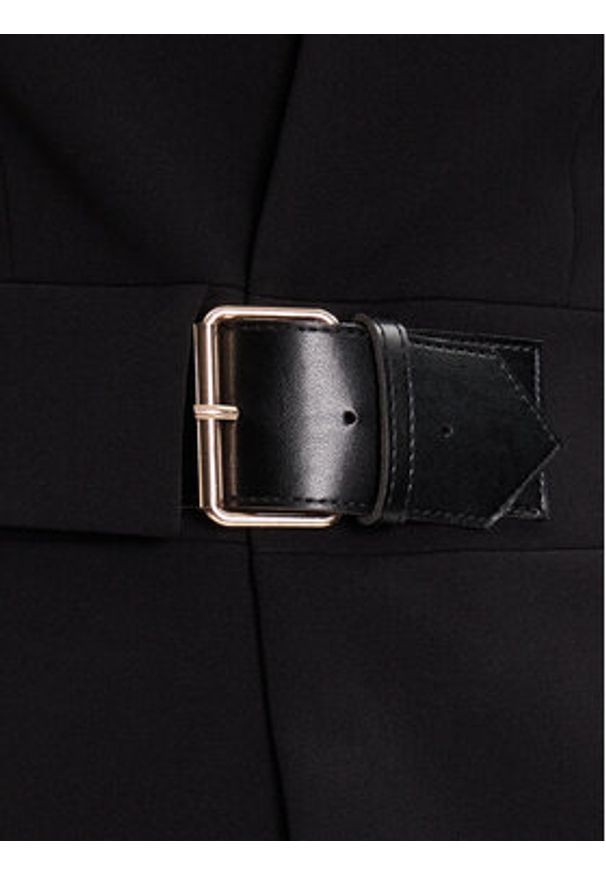 Rinascimento Marynarka CFC0126214003 Czarny Slim Fit. Kolor: czarny. Materiał: syntetyk