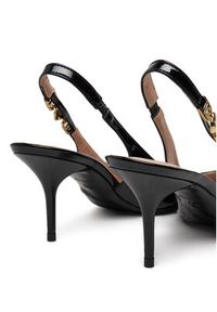 Love Moschino - LOVE MOSCHINO Sandały JA10487G1MIH0000 Czarny. Kolor: czarny. Materiał: skóra #8