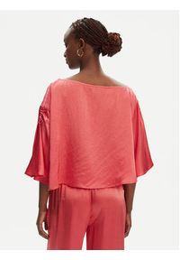 Pinko - PINKO Bluzka 104671 A2BU N55 Koralowy Relaxed Fit. Kolor: pomarańczowy. Materiał: syntetyk #5