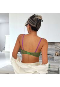 Intica - Biustonosz z fiszbinami zapewniający wsparcie i komfort Fjorda. Kolor: żółty. Materiał: materiał. Rodzaj stanika: biustonosz z fiszbinami #6