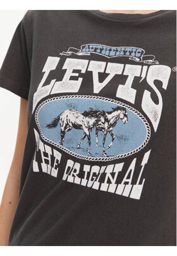 Levi's® T-Shirt 17369-3023 Czarny Regular Fit. Kolor: czarny. Materiał: bawełna