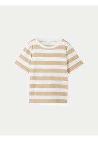 Tom Tailor T-Shirt 1040584 Beżowy Regular Fit. Kolor: beżowy. Materiał: bawełna #4