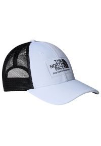 Czapka z daszkiem The North Face Mudder Trucker 0A5FXALA91 - biało-czarna. Kolor: wielokolorowy, czarny, biały. Materiał: skóra, poliester, tkanina