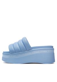 Tommy Jeans Klapki Tjw Wedge Sandal EN0EN02455 Błękitny. Kolor: niebieski. Materiał: skóra #6