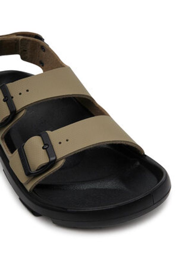 Birkenstock Sandały Mogami Terra 1029775 Khaki. Kolor: brązowy. Materiał: skóra