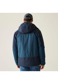 Regatta - Kurtka męska zimowa ocieplana Thornridge. Kolor: niebieski, wielokolorowy, zielony. Materiał: tkanina, puch. Sezon: zima. Sport: turystyka piesza #2