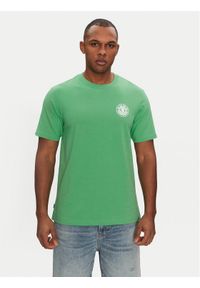 Element T-Shirt ELYZT00490 Zielony Regular Fit. Kolor: zielony. Materiał: bawełna