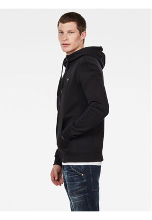 G-Star RAW - G-Star Raw Bluza Premium Core D16122-C235-6484 Czarny Regular Fit. Kolor: czarny. Materiał: bawełna