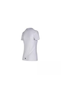 Koszulka do tenisa z krótkim rekawem damska Diadora L. SS T-SHIRT optical white. Kolor: biały. Długość rękawa: krótki rękaw. Długość: krótkie. Sport: tenis #2