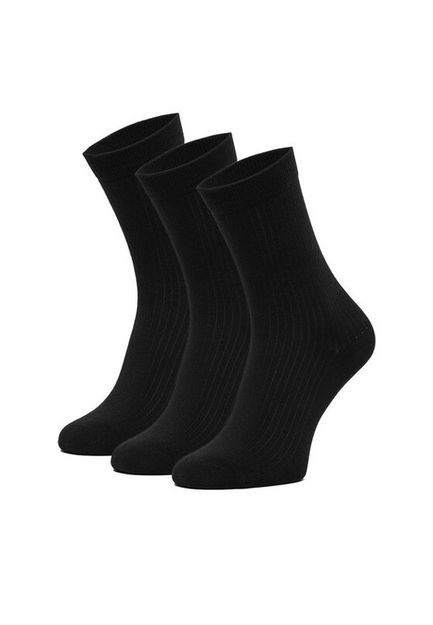 Nine West Skarpety CEO_BR_NW_25081_W_AW25 (3 PACK) Czarny. Kolor: czarny. Materiał: materiał, bawełna